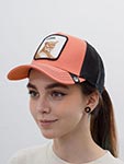 Бейсболка GOORIN BROTHERS арт. 101-0395 (коралловый / черный)